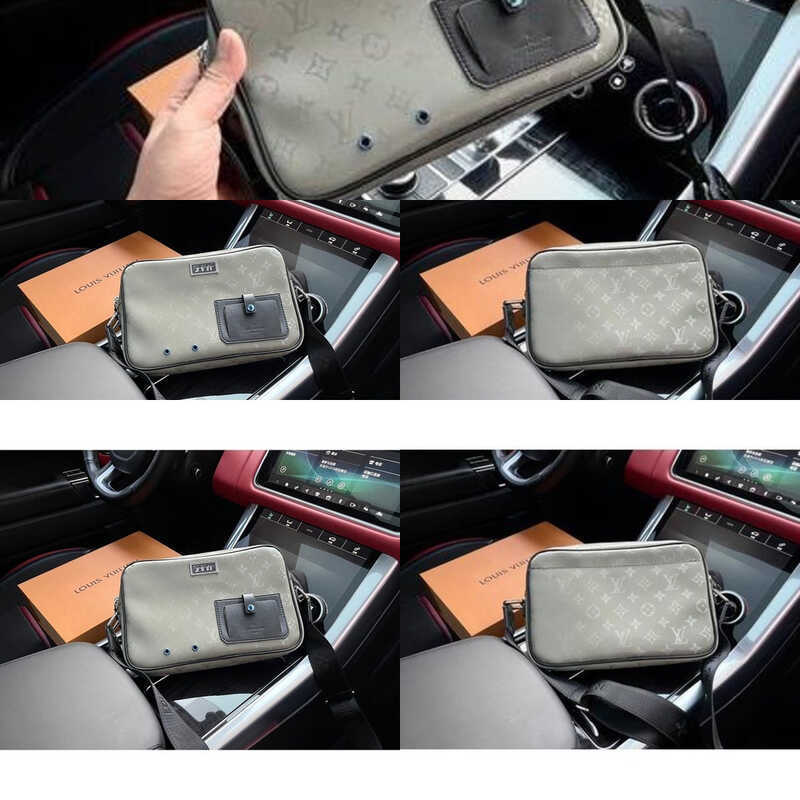 [จุด] L0u1s Vu1tt0n M44169 Alpha Grey กระเป๋ากล้องสําหรับ Unisex