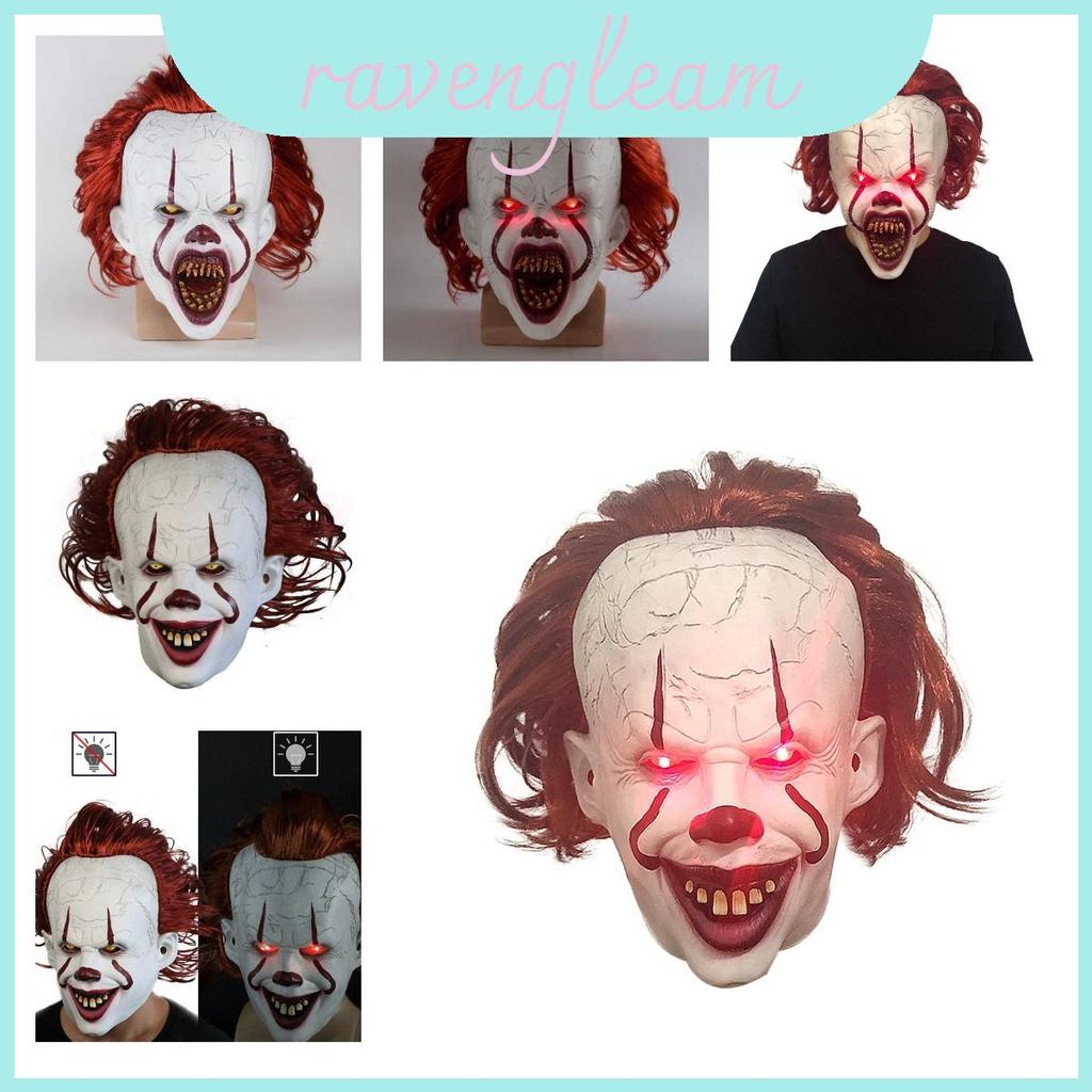 Kings Stephen Scary It Mask สําหรับฮาโลวีนผู้ชายเครื่องแต่งกายคอสเพลย์ Joker