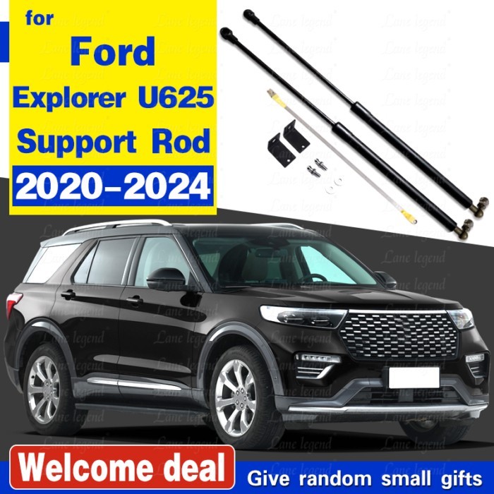 For Ford Explorer U625 2020 2021 2022 2023 2024 Front Hood Bonnet Lift Support Poles Struts Shocks
