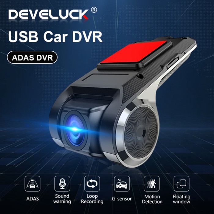Develuck ADAS USB DVR Camera For Car DVD Android Player Dash Cam Full HD Navigation Head Unit Auto