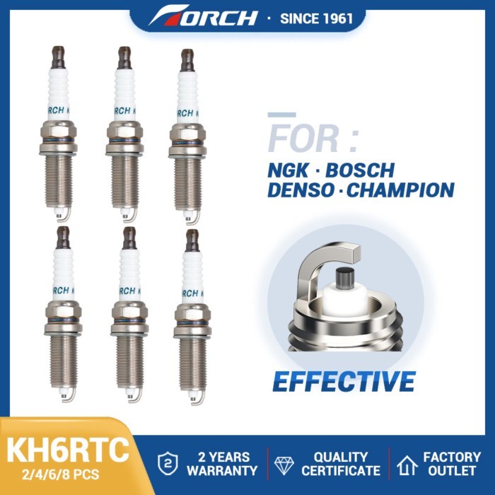 Candle Spark Plug LFR6A Replace for Torch KH6RTC Watercraft FX FZR FZS VX VXR VXS Reach 26.5mm Hex