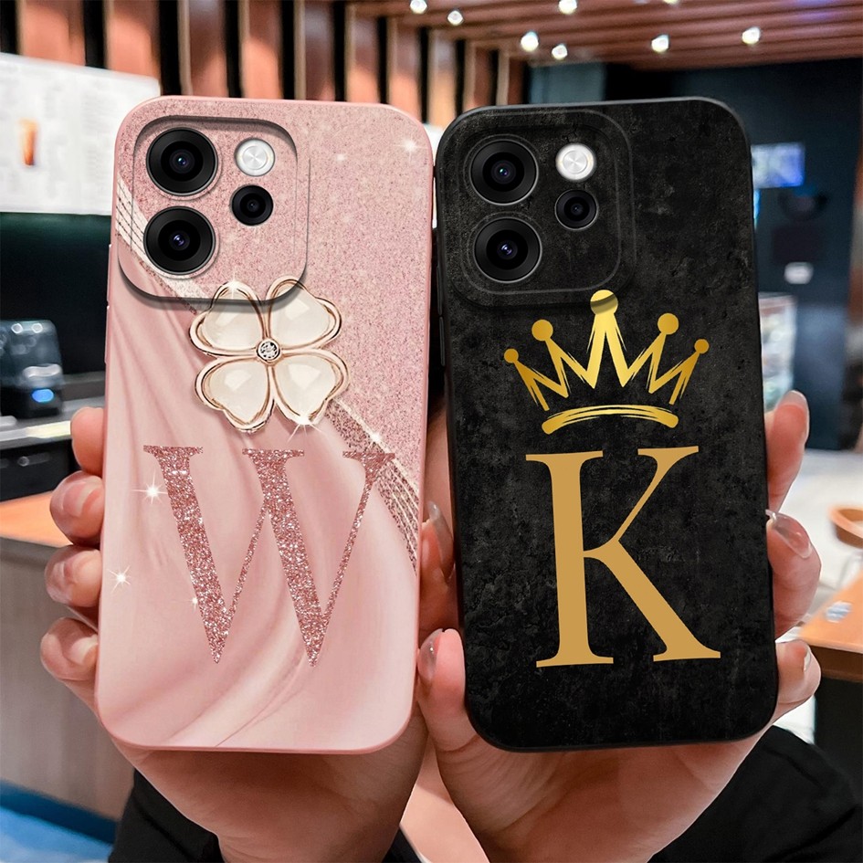 เคสสําหรับ OPPO Reno15 F / Reno 15 Pro 5G Case Pretty Letter ฝาครอบป้องกันซิลิโคน