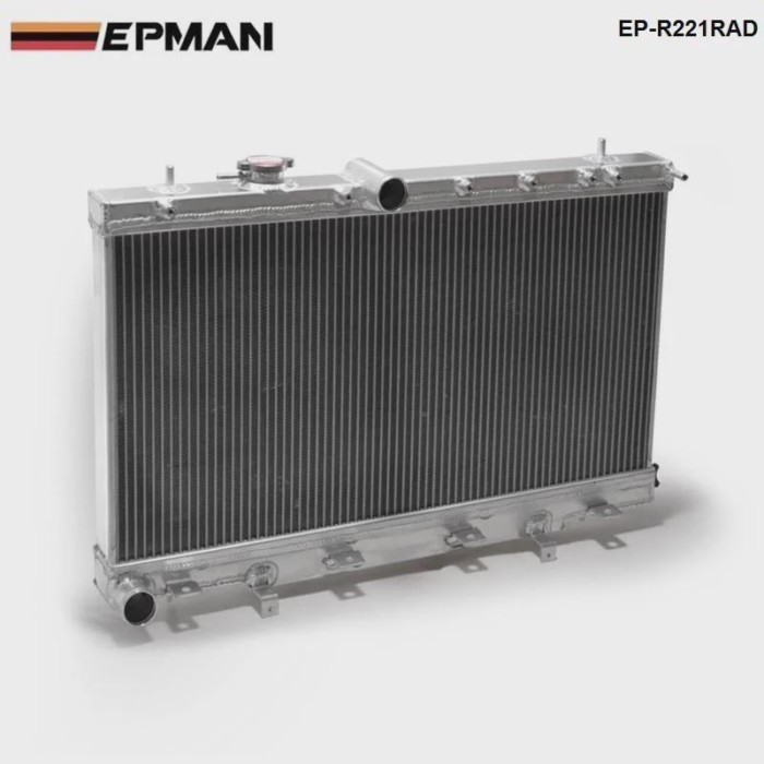 50mm 2 Row Aluminum Radiator For Subaru Impreza Wrx GDB GD8 MT 02-07 03 04 05 06 EP-R221RAD