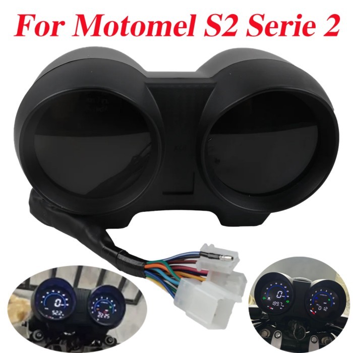 Motorcycle Digital Speedometer Dashboard Tachometer Odometer Gear Meter Instrument For Motomel S2 S