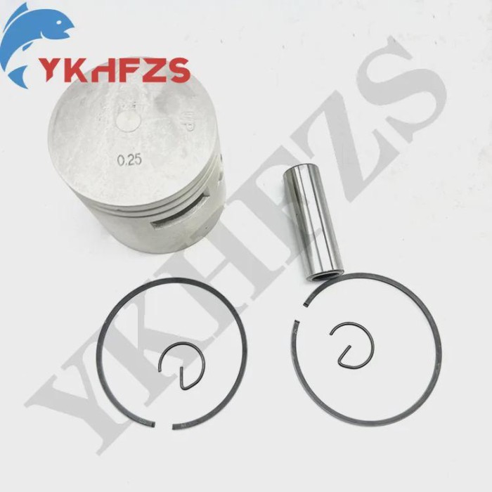 61N-11635-00 61N-11604-00 +025 Piston Set For Yamaha Parsun 25HP 30HP Outboard Engine Boat Motor Af