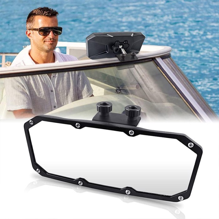 Boat Rear View Mirror Marine Accessories For Jet Ski Yacht Boat Rearview Mirrors Personal Watercraf