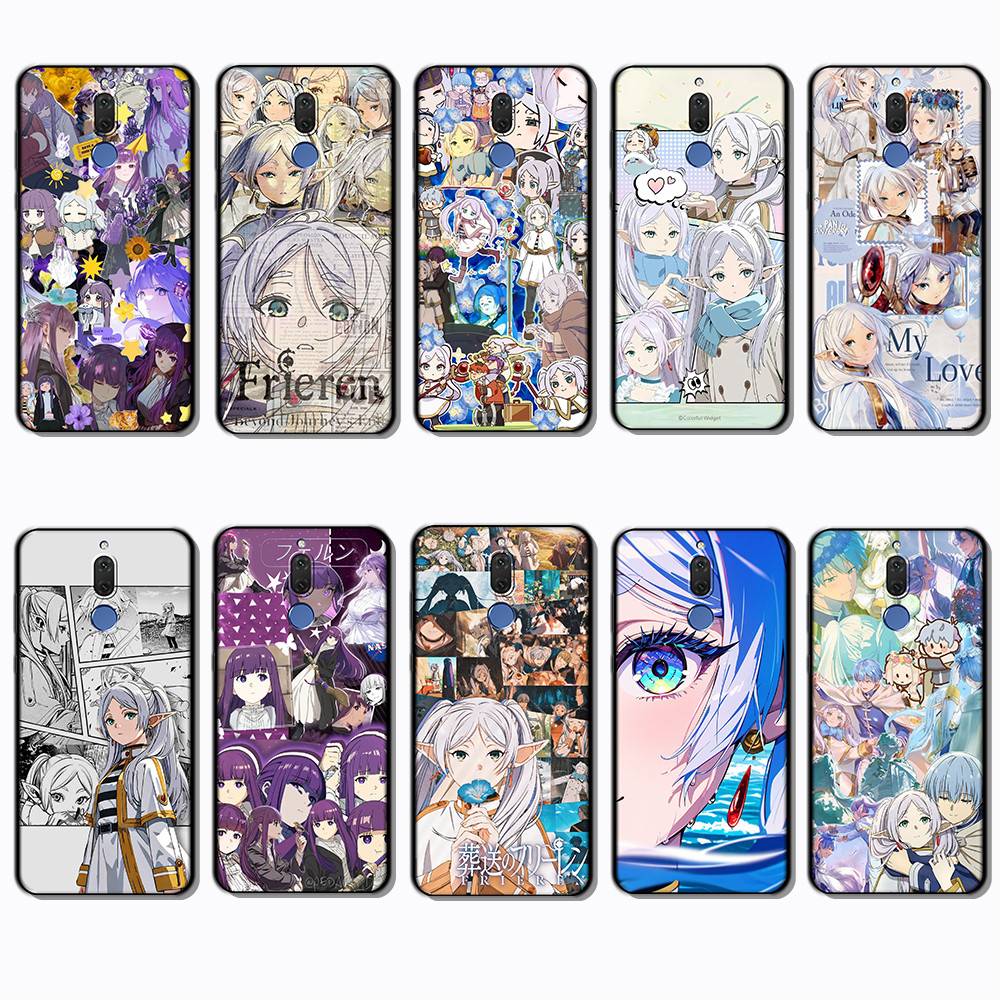 สําหรับ Huawei Nova 2 Lite 2i 3 3i 4E 5i 5T 7 SE 8i Frieren Beyond Journeys End ขอบสีดําเคสโทรศัพท์ 