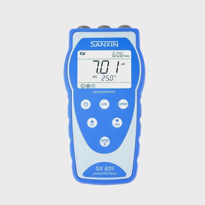SX825 Portable Handheld pH / mV / Dissolved  / DO Meter