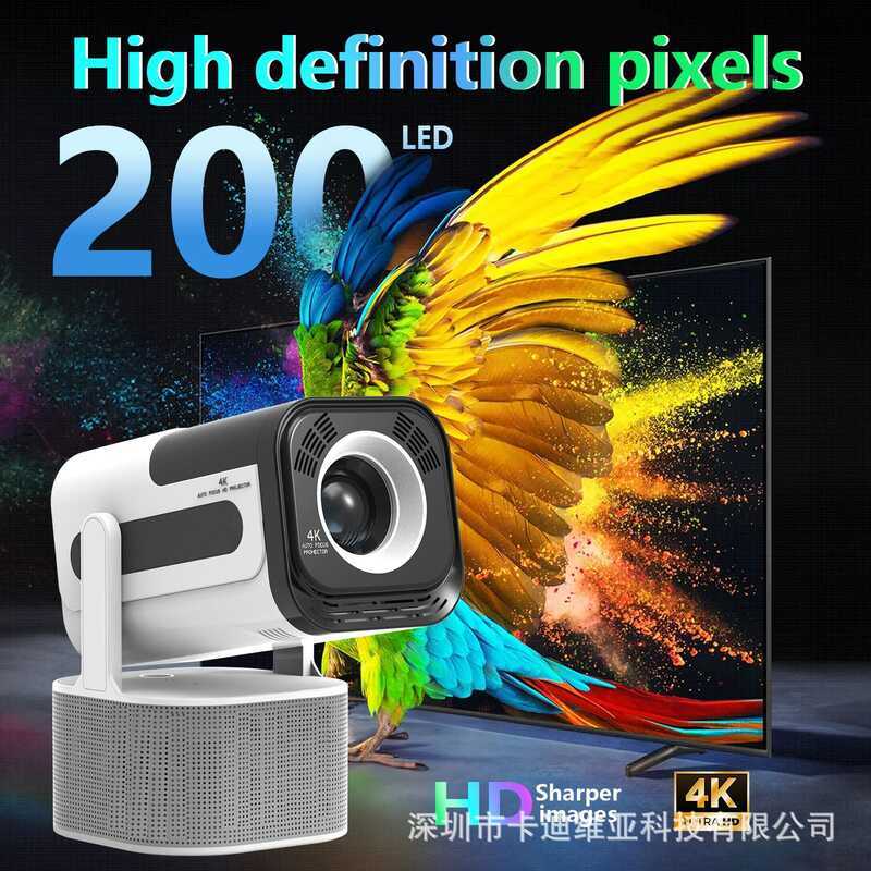 JY320PLUS 4K พร้อมไมโครโฟนคู่ KTV รุ่น HD Android Smart Head โปรเจคเตอร์