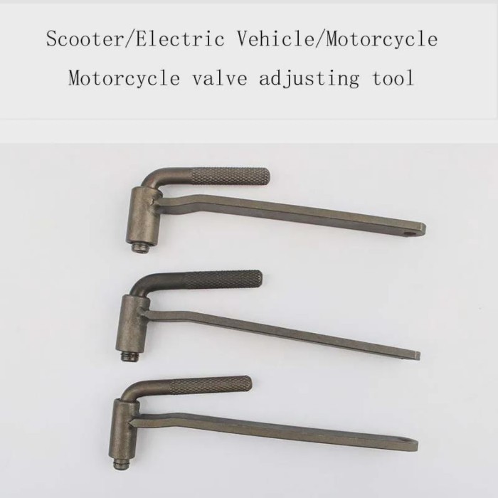 Motorcycle Engine Valve Adjusting Tool Square Allen Wrench Valve Screw Wrench 8mm 9mm 10mm Feeler G