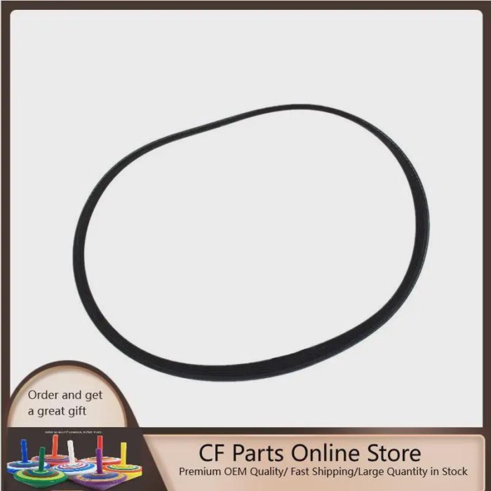 2pcs Alternator Belt 6675837 for Bobcat 5600 751 753 763 773 S150 S160 S175 S185 T180 T190