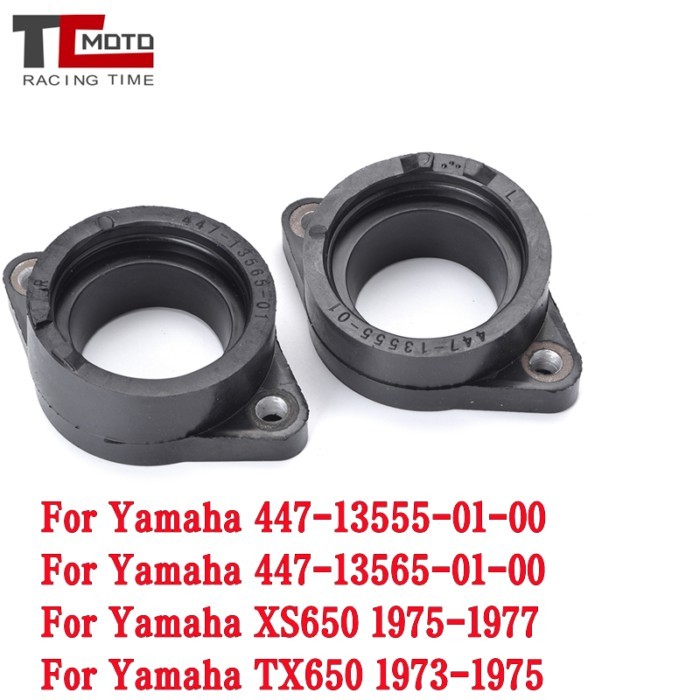 Motorcycle Carburetor Interface Adapter Intake Manifold For Yamaha XS650 XS 650 TX650 TX 650 447-13