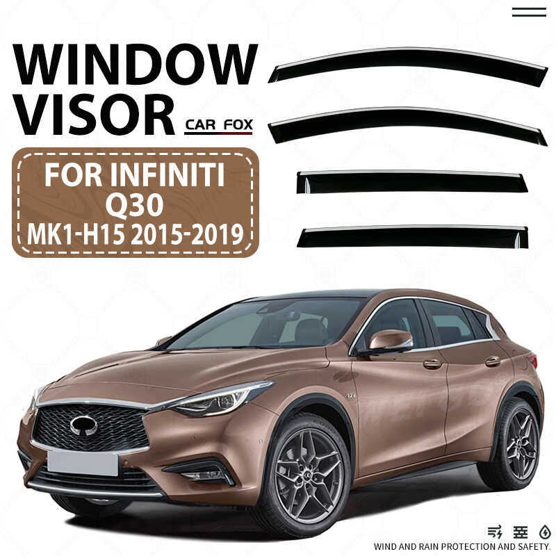 เหมาะสําหรับ INFINITI Q30 Rain Block Side Window Deflector INFINITI H15 ที่บังแดดหน้าต่าง