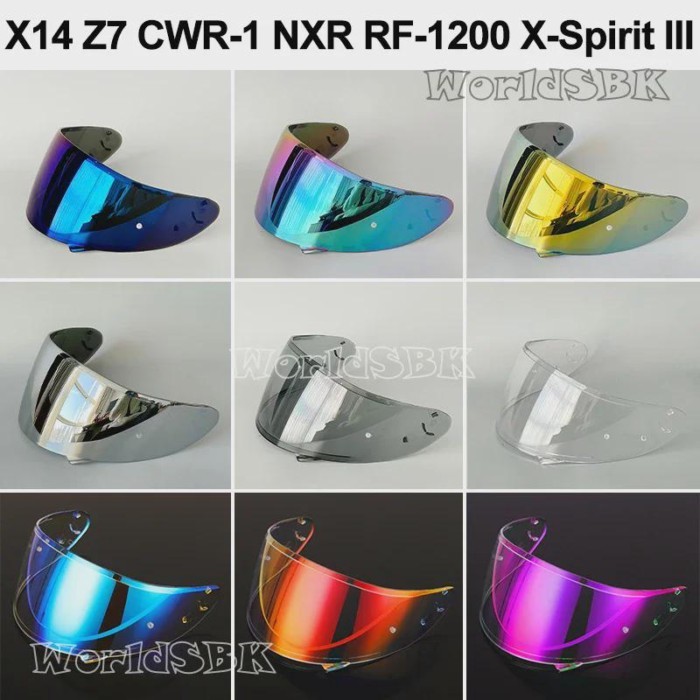 Helmet Visor for SHOEI X-14 X14 Z-7 Z7 CWR-1 CWR1 NXR RF-1200 RF1200 X-Spirit III XSpirit 3 X-Fourt
