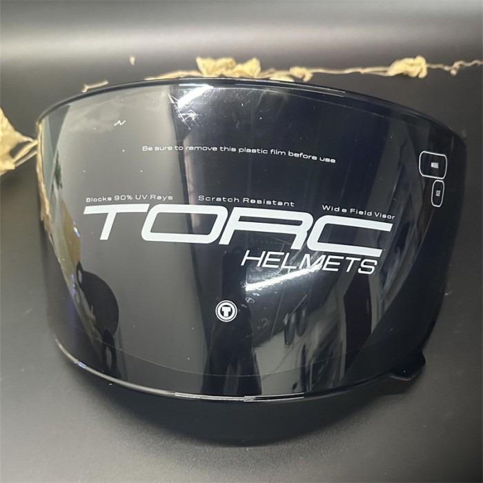Retro Motorcycle Helmet for TORC T135 Full Helmet Lens Transparent Black Silver Lenses Capacete De