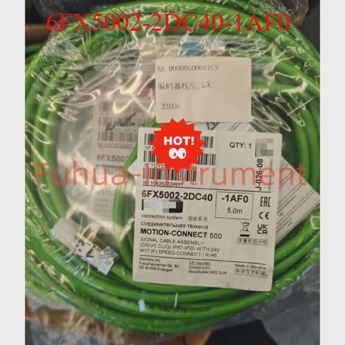 1PCS 6FX5002-2DC40-1AF0 DRIVE-CLIQ Cable 5M NEW