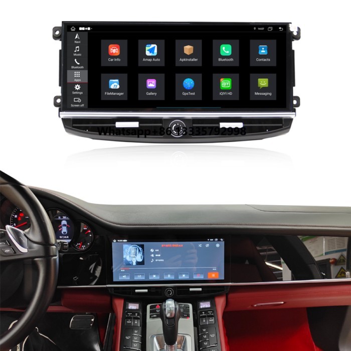For Porsche Panamera Car Radio Headunit Android GPS Navigation Carplay Android AUTO