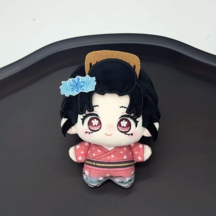 Demon Slayer อุปกรณ์เสริม Hakuji Akaza 10 ซม. Komachi ตุ๊กตาตุ๊กตาของขวัญอะนิเมะ