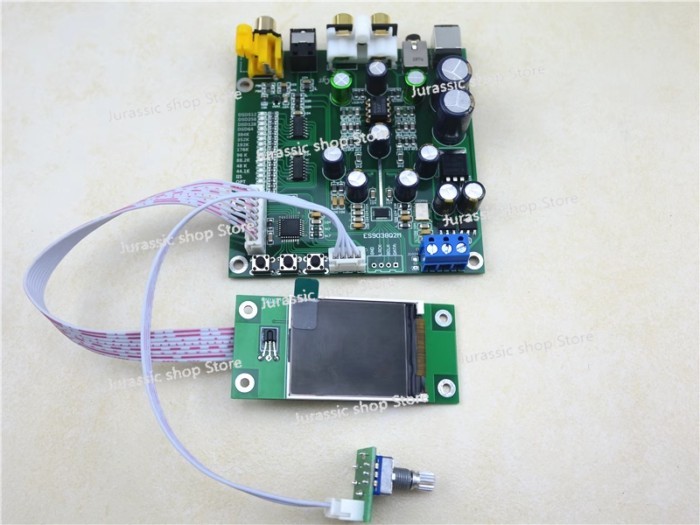 ES9038 Q2M DAC DSD Decoder Supports IIS DSD 384KHz Coaxial Optical Fiber DOP