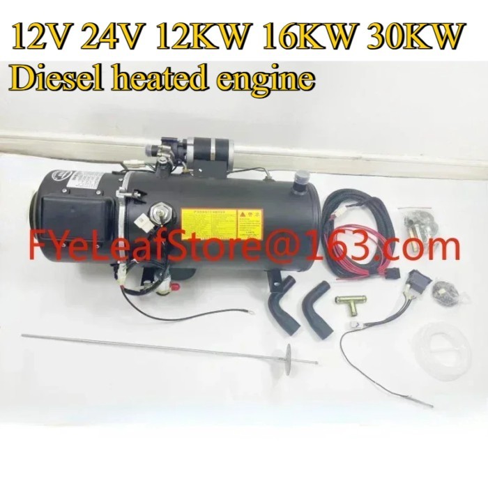 12V 24V 12KW 16KW 30KW diesel heating parking heater water heating engine preheating boiler Car par