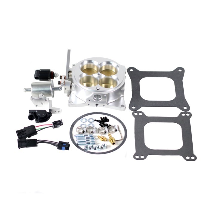 SherryBerg Billet EFI Fuel Injection CNC 1300CFM 1375CFM  4 Barrel 4150 Throttle Body Silivery FOR