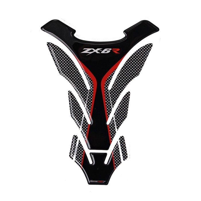 For Kawasaki ZX6R ZX-6RR ZX-6R ZX-6 Motorcycle High Quality 3D Reflective Sticker Decal Emblem Prot