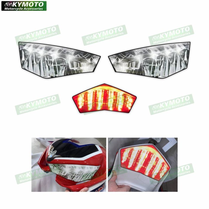 For Honda CBR1000RR 17 CBR 1000RR 2017-2019 Motorcycle accessories headlight sticker headlight prot
