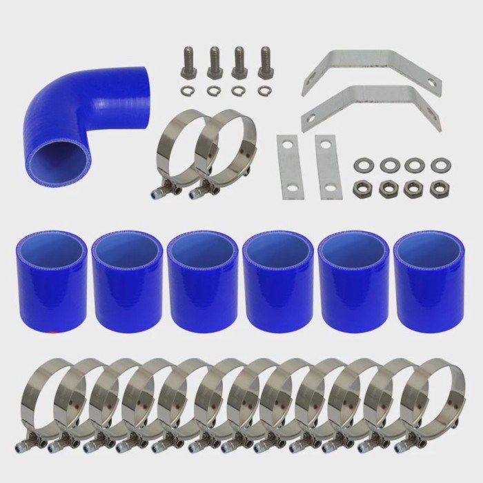 Intercooler Piping Kit Fit For Toyota Starlet E82 90-95 EP91 96-99 1.3L Engine Black/Blue/Red