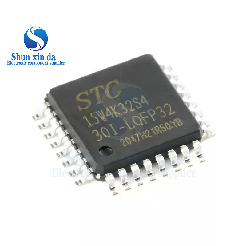 STC15W4K32S4 30I 15W4K32S4 LQFP44 LQFP48 LQFP64S SMD Microcontroller ชิป IC
