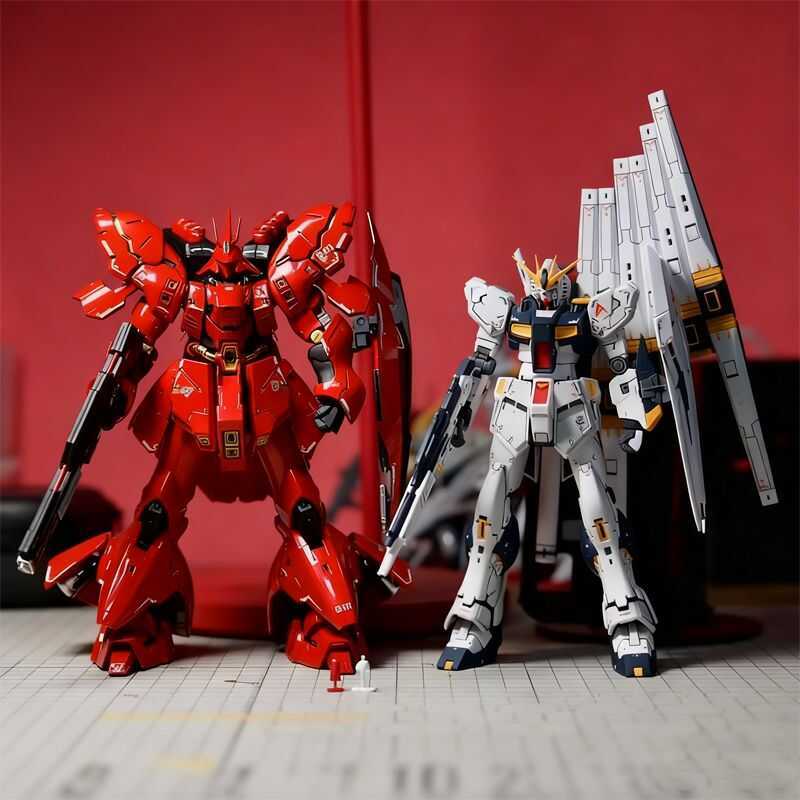C ชุดประกอบหุ่นยนต์ RG 1/144 SAZAB Rg5503 V Nu R32 ของเล่นสะสม ตุ๊กตาตั้งโชว์บนโต๊ะ ของขวัญสำหรับเด