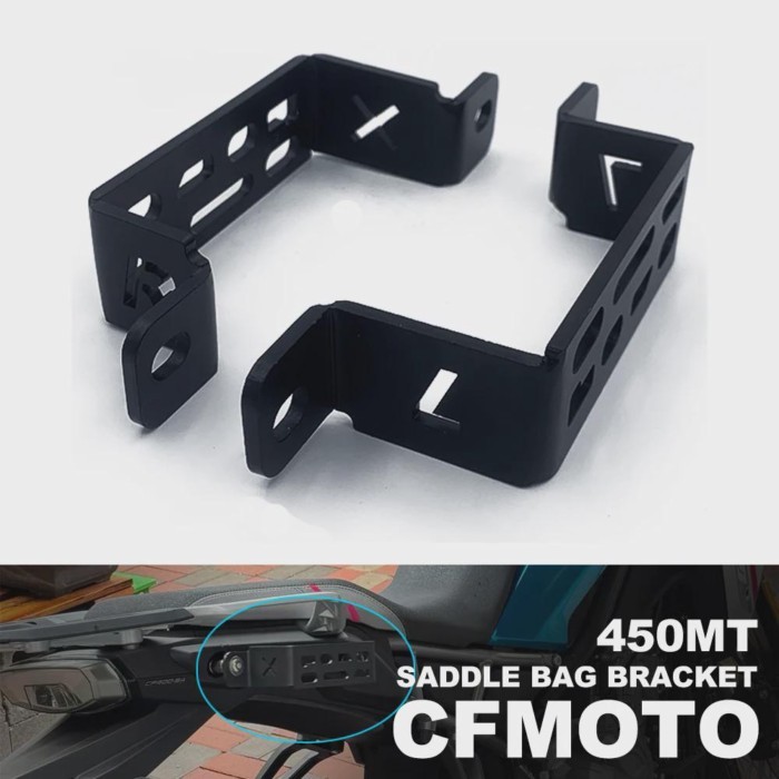 For CFMOTO 450MT MT450 Motorcycle Luggage Rack Side Pocket Brackets Side Bag Bracket Side Rack Box