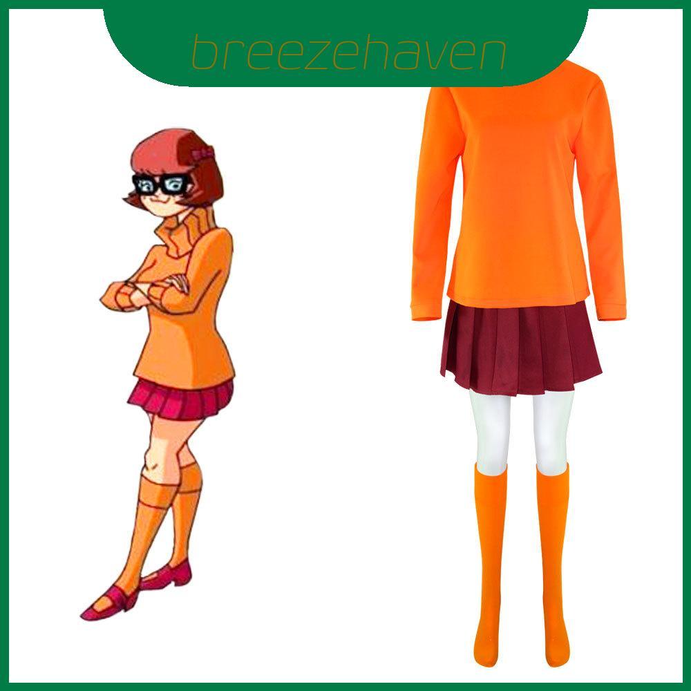 ชุดคอสตูม Velma จากเรื่อง Scooby-Doo สำหรับผู้ใหญ่