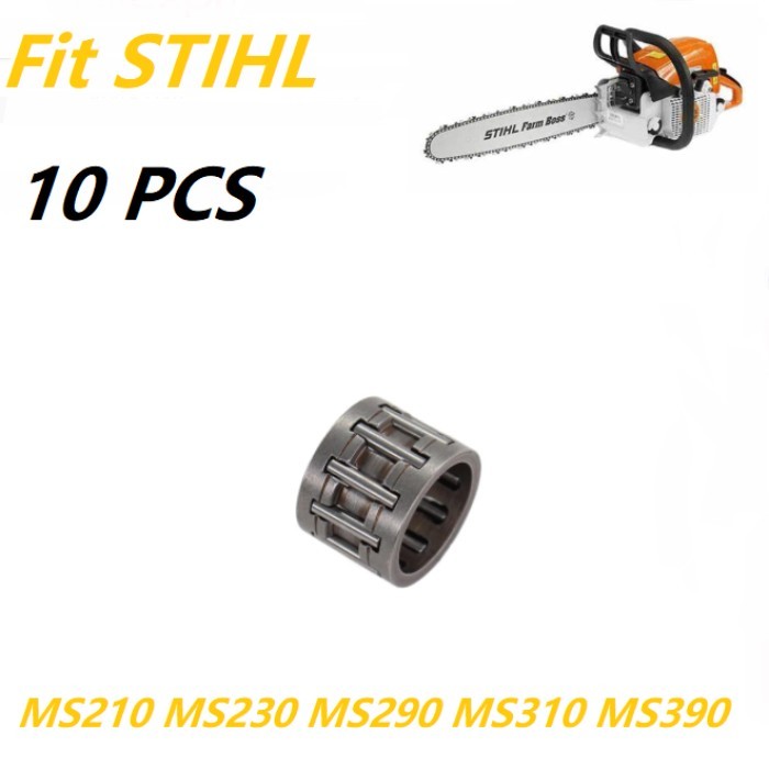 10Pcs/lot 10x13x10 Clutch Needle Cage Bearing Fit STIHL 018 MS171 MS180 MS181 024 026 MS211 MS260 M