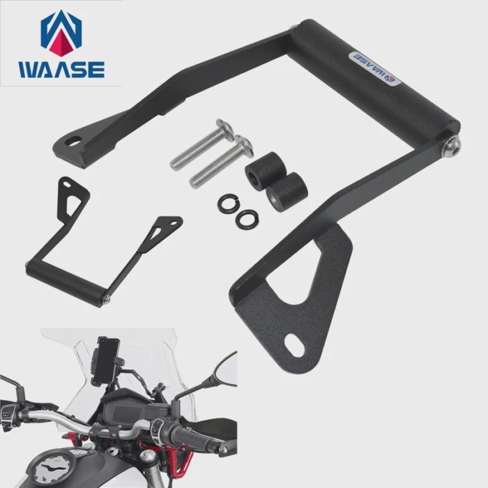 waase For Moto GUZZI V85 TT V85TT 2019 2020 2021 2022 2023 Mobile Phone GPS Plate Bracket Stand Hol
