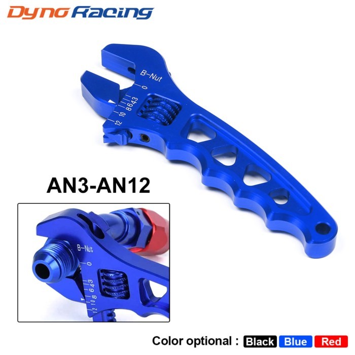 Adjustable AN Aluminum Wrench Hose Fitting Tool Aluminum Spanner AN3-AN12 Wrench Spanner Fitting To
