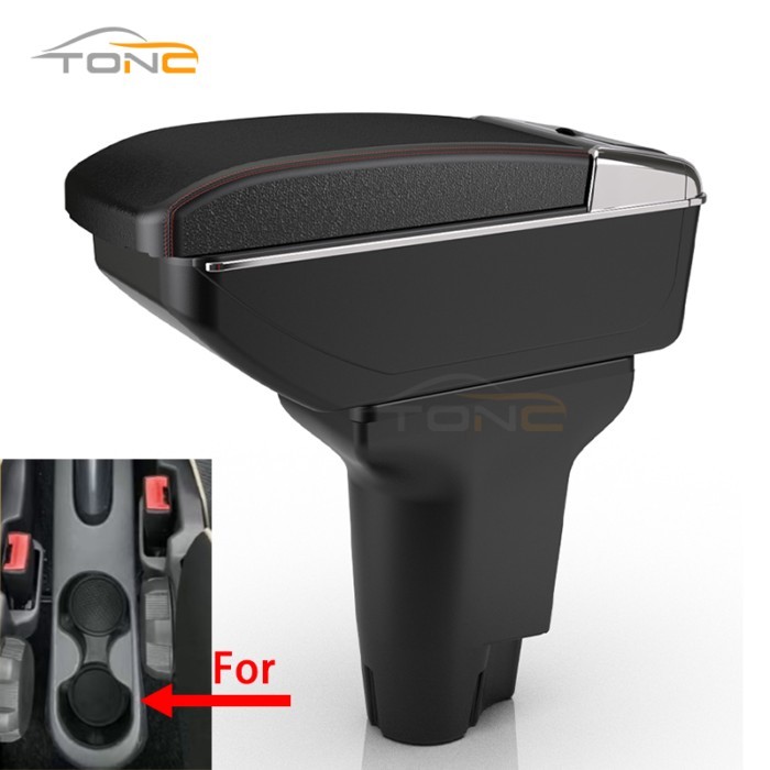 For Fiat 500 Armrest box Interior special Retrofit parts Center Car Armrest box Center Storage box