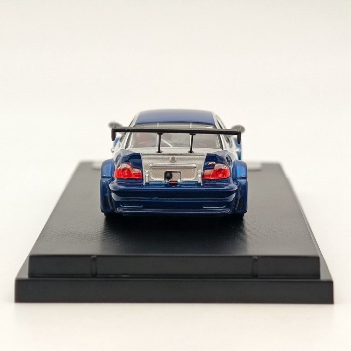 ผู้เล่นผี 1/64 BMW BMW M3 GTR E46 โมเดลรถโลหะผสมจําลองความเร็วระดับพรีเมียม