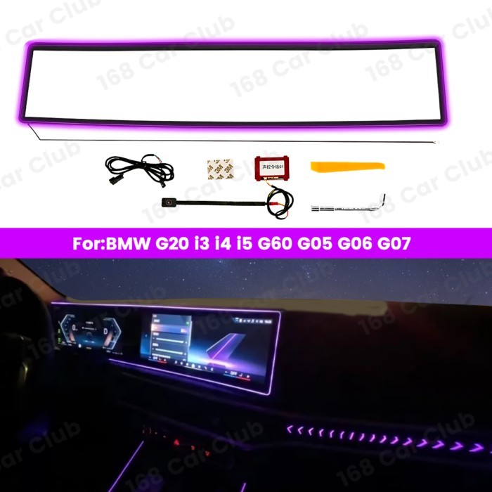 LED 11 Colours Ambient Light For BMW G20 G26 i3 i4 i5 G60 G05 X5 G06 X6 G07 X7 M3 M4 Non Destructiv