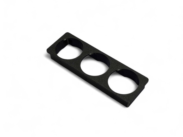 Triple 52mm Gauge Panel Holder Radio Slot For VW Corrado 16V VR6 G60