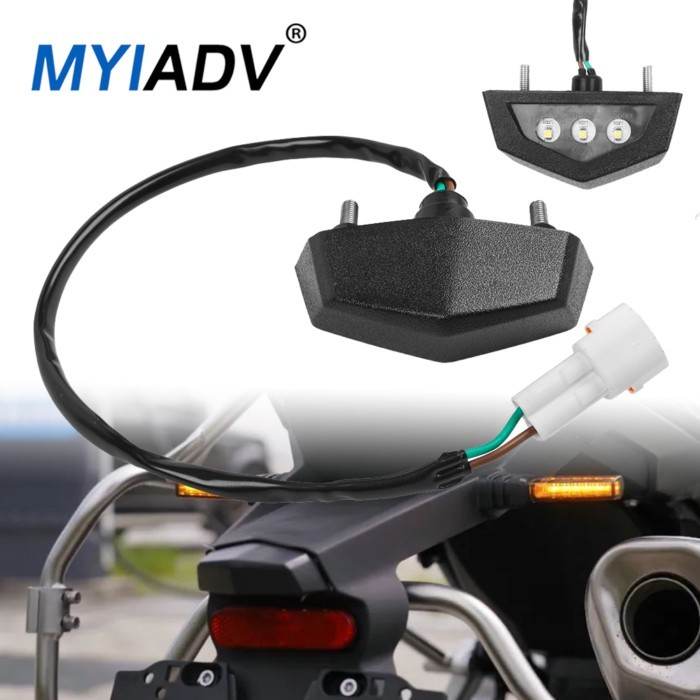 Motorcycle Rear License Plate Light Lamp For Loncin LX350T-5 SR4 For VOGE DS900 900DS DS900X 900DSX