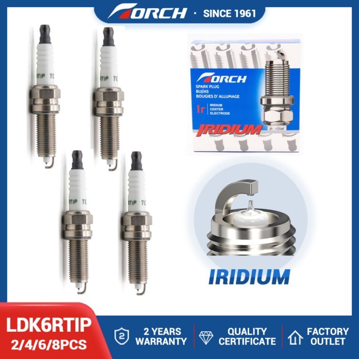 2-8PCS Iridium Candle Platinum Spark Plug TORCH LDK6RTIP for Candle SILZKR6B10E ILKR6F11 Denso VXUH