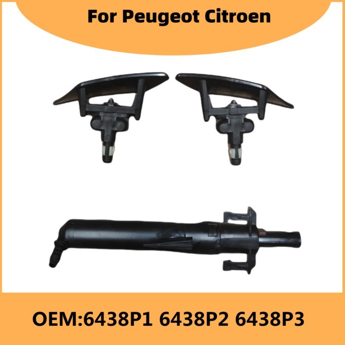 Auto Parts Headlight Cleaning Washer Nozzle Pump OE 6438P1 6438P2 6438P3 For PEUGEOT 307 607 CITROE