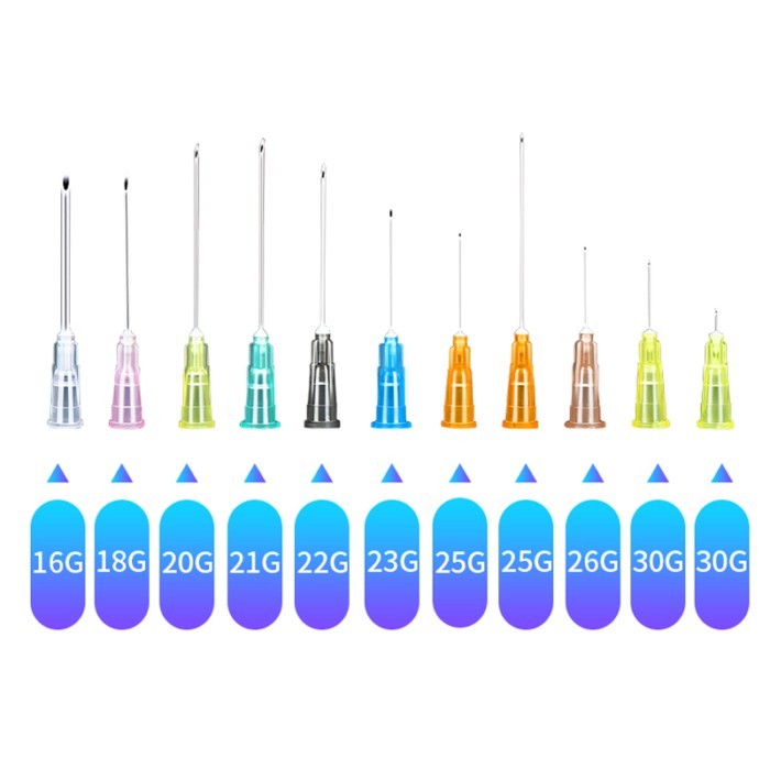 Disposable Fine Micro Cannula For Filler Injection 18G 21G 22G 23G 25G 27G 30G Plain Ends Notched E
