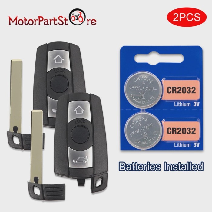 2pcs Car Remote Key 315Mhz with Chip Keyless Entry for BMW CAS3 X5 X6 Z4 E60 E61 E90 E91 E92 E93 E8
