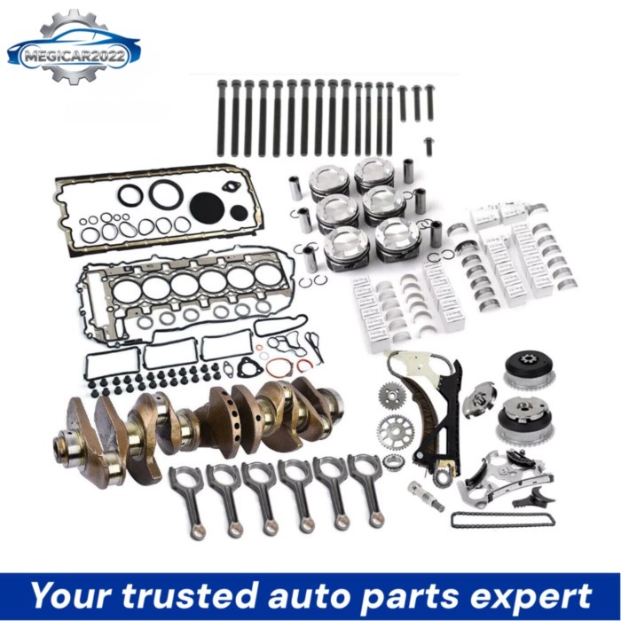 N55 Engine Rebuild Kit - Crankshaft & Con Rods & Timing Kit For BMW N55B30 3.0L 11258619196  112576