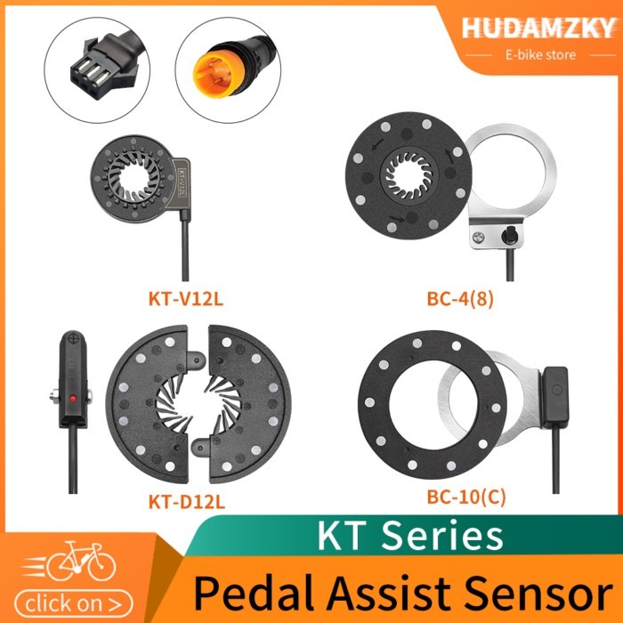 Ebike KT PAS Pedal Assistant Sensor BZ-4/V12L/D12L/10C 8/12 Magnet Ebike 36V/48V/52V PAS for Electr