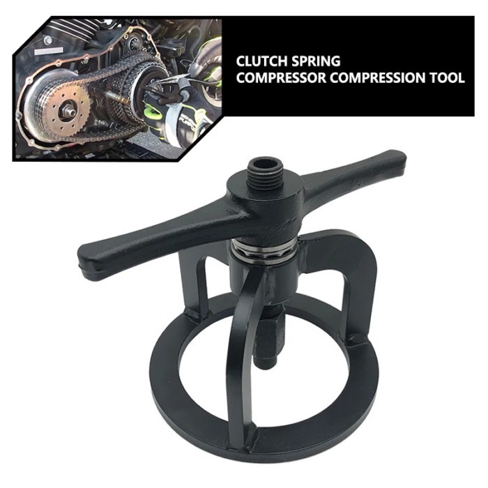 Motorcycle Black Clutch Springs Compression Tool Fit For Sportster Touring Softail Sportster 48 XL