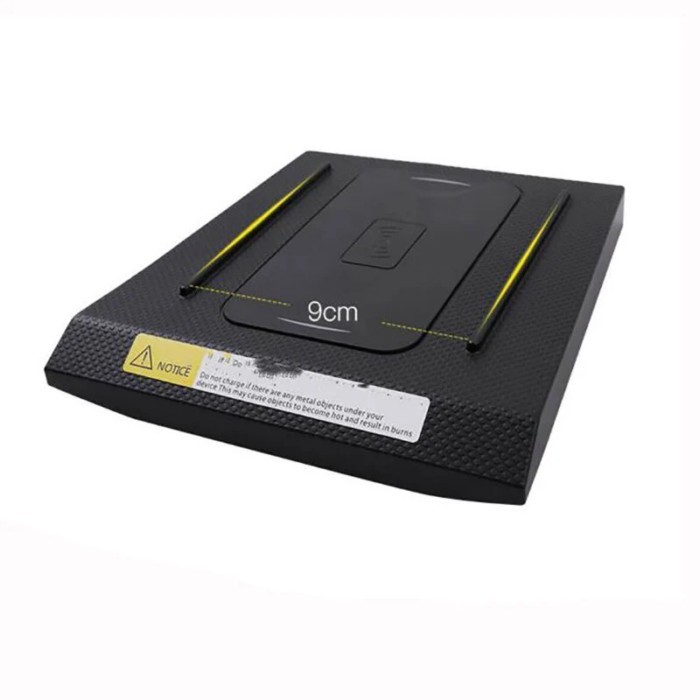 10W QI wireless charger mobile phone charger center console box phone holder accessories for Toyota