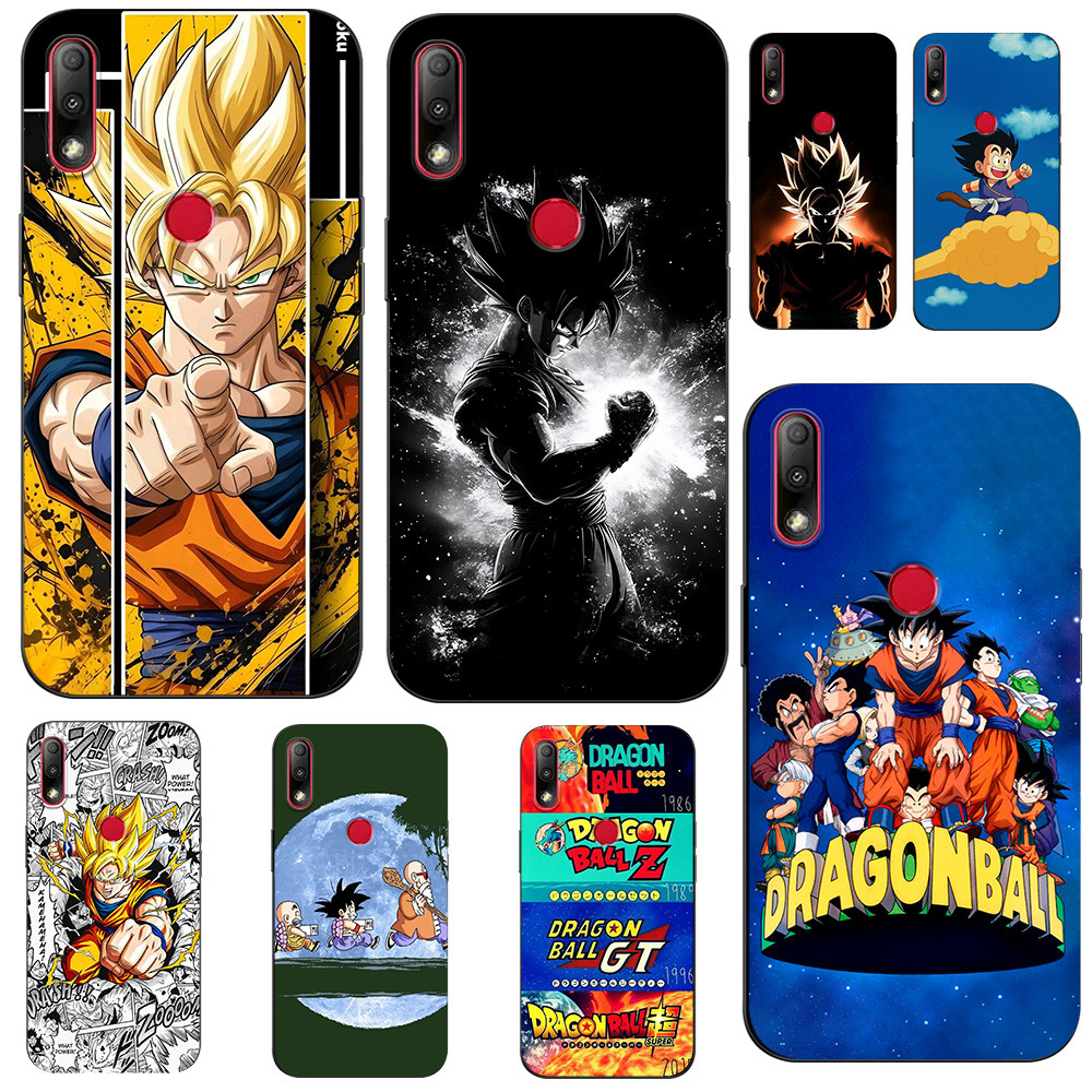 สําหรับ ASUS Zenfone max ZB634KL เคสโทรศัพท์ฝาหลังซิลิคอนสีดํา Tpu Dragon Ball Goku อะนิเมะ