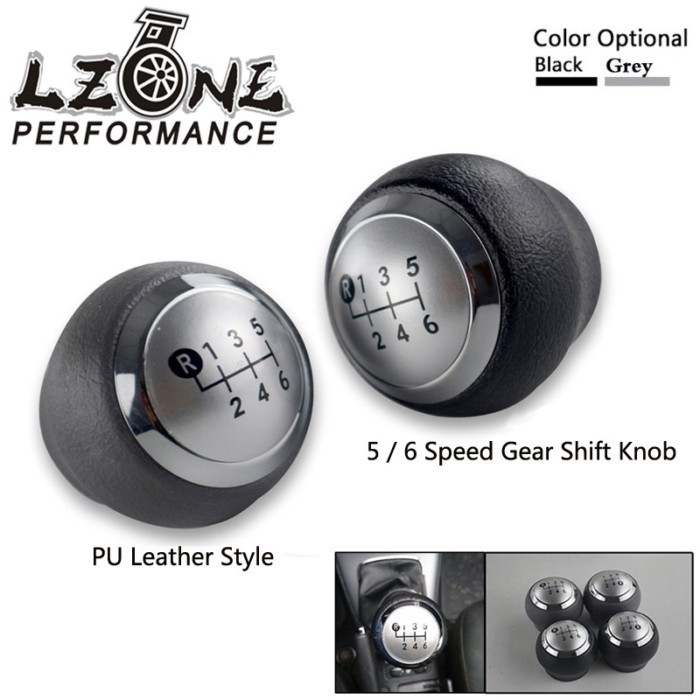 LZONE - Cap Car Accessories 5 / 6 Speed Gear Shift Knob Shifter Knob for Toyota Corolla 1.8MT 2007